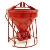 Weiss Brothers WBR002-1901 - Garbro Concrete Bucket - Round Gate - Red - Scale 1:50