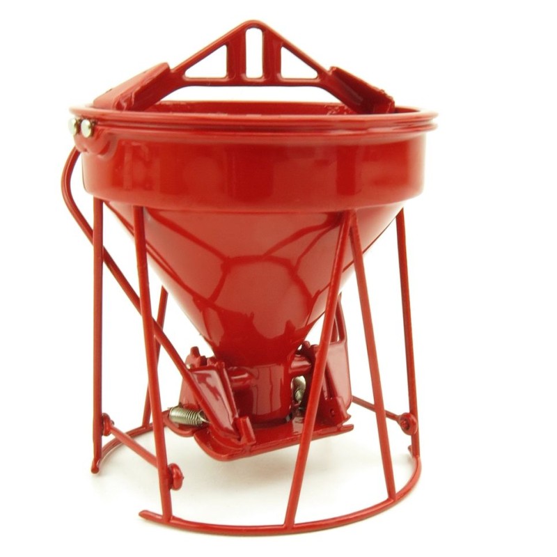 Weiss Brothers WBR002-1901 - Garbro Concrete Bucket - Round Gate - Red - Scale 1:50