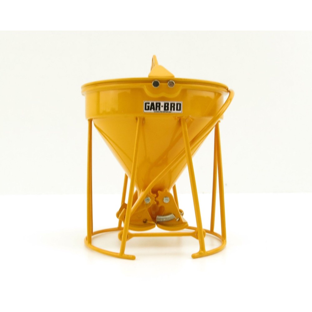 Weiss Brothers WBR002-1902 - Garbro Concrete Bucket - Round Gate - Yellow - Scale 1:50