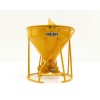 Weiss Brothers WBR002-1902 - Garbro Concrete Bucket - Round Gate - Yellow - Scale 1:50