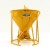 Weiss Brothers WBR002-1902 - Garbro Concrete Bucket - Round Gate - Yellow - Scale 1:50
