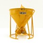 Weiss Brothers WBR002-1902 - Garbro Concrete Bucket - Round Gate - Yellow - Scale 1:50