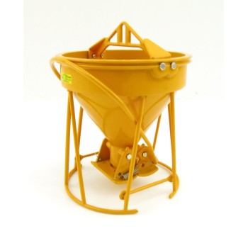 Weiss Brothers WBR002-1902 - Garbro Concrete Bucket - Round Gate - Yellow - Scale 1:50