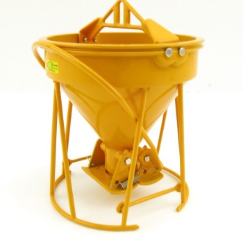 Weiss Brothers WBR002-1902 - Garbro Concrete Bucket - Round Gate - Yellow - Scale 1:50