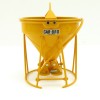 Weiss Brothers WBR002-1902 - Garbro Concrete Bucket - Round Gate - Yellow - Scale 1:50