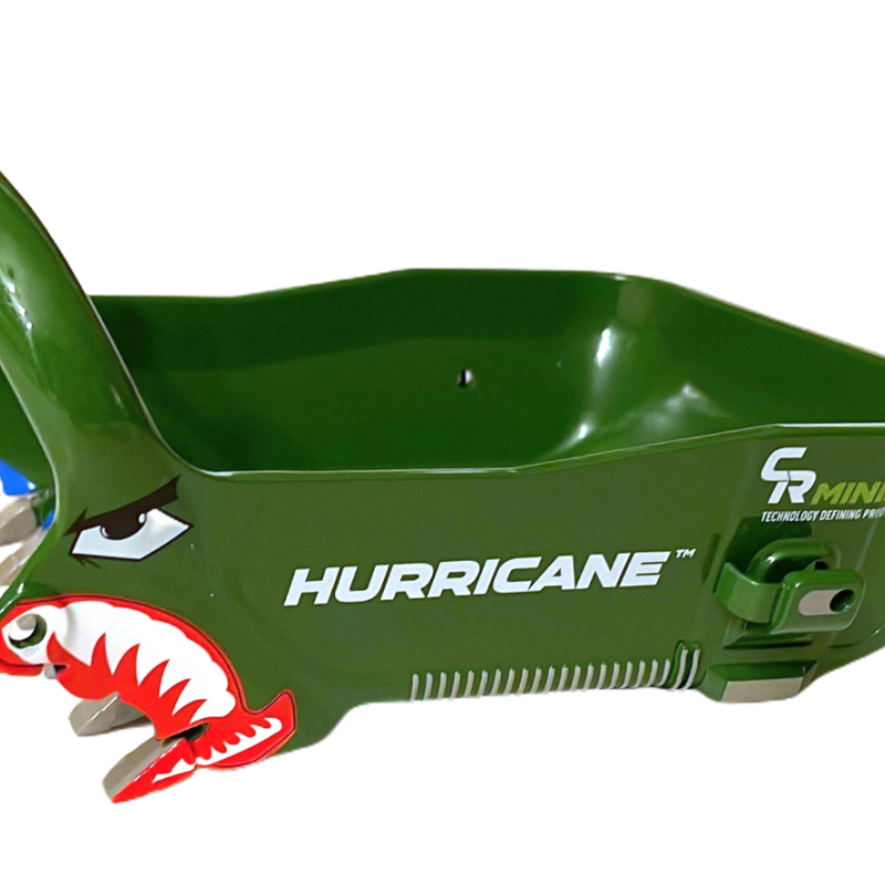 Weiss Brothers WBR032-4900 - CR Mining Dragline Bucket - Green Hurricane - 1:50 Scale