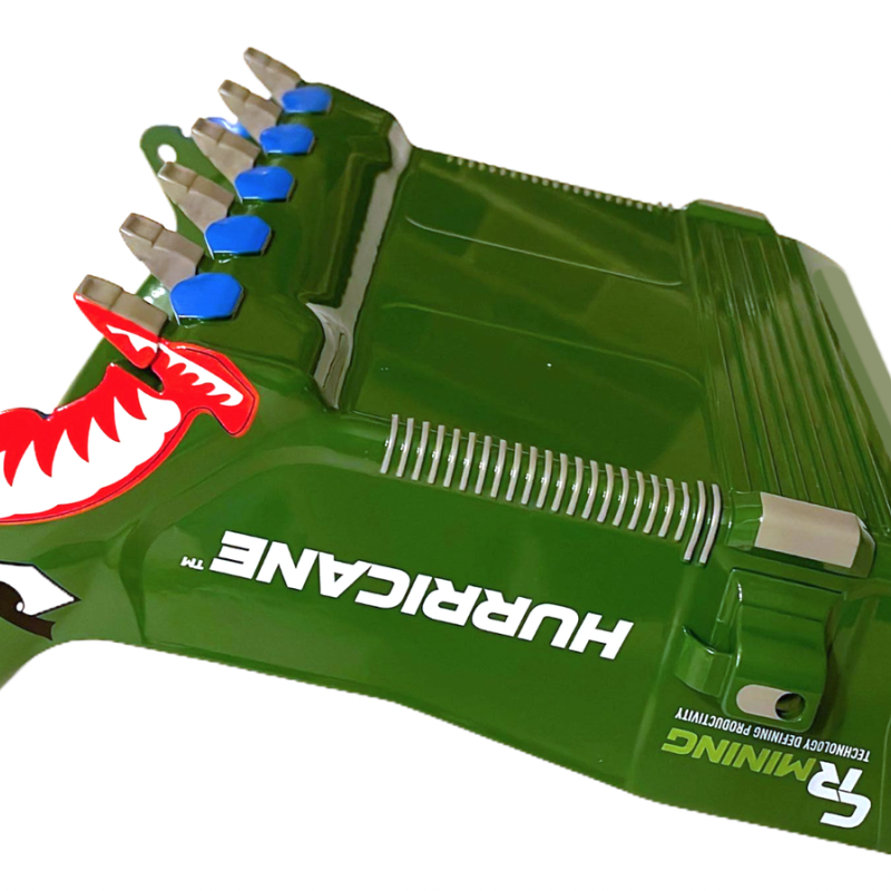 Weiss Brothers WBR032-4900 - CR Mining Dragline Bucket - Green Hurricane - 1:50 Scale