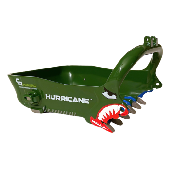 Weiss Brothers WBR032-4900 - CR Mining Dragline Bucket - Green Hurricane - 1:50 Scale