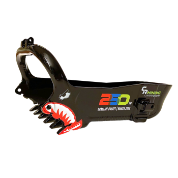 Weiss Brothers WBR032-4901 - CR Mining Dragline Bucket - 250th Bucket - 1:50 Scale