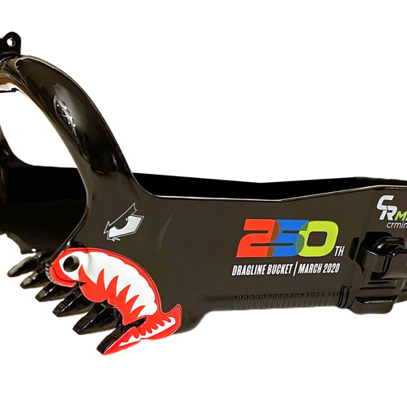 Weiss Brothers WBR032-4901 - CR Mining Dragline Bucket - 250th Bucket - 1:50 Scale