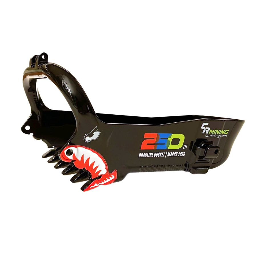 Weiss Brothers WBR032-4901 - CR Mining Dragline Bucket - 250th Bucket - 1:50 Scale