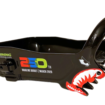 Weiss Brothers WBR032-4901 - CR Mining Dragline Bucket - 250th Bucket - 1:50 Scale