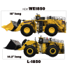 Weiss Brothers WBR034 - Large Komatsu WE1850 Wheel Loader - 1:50 Scale