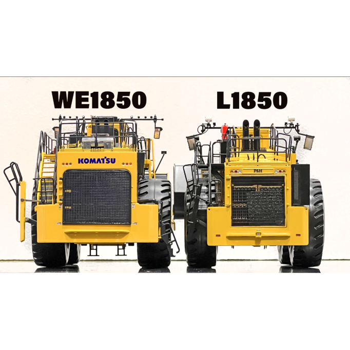 Weiss Brothers WBR034 - Large Komatsu WE1850 Wheel Loader - 1:50 Scale