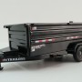 Weiss Brothers WBR035-1400 PJ Dump DM Trailer - Black - Scale 1:50
