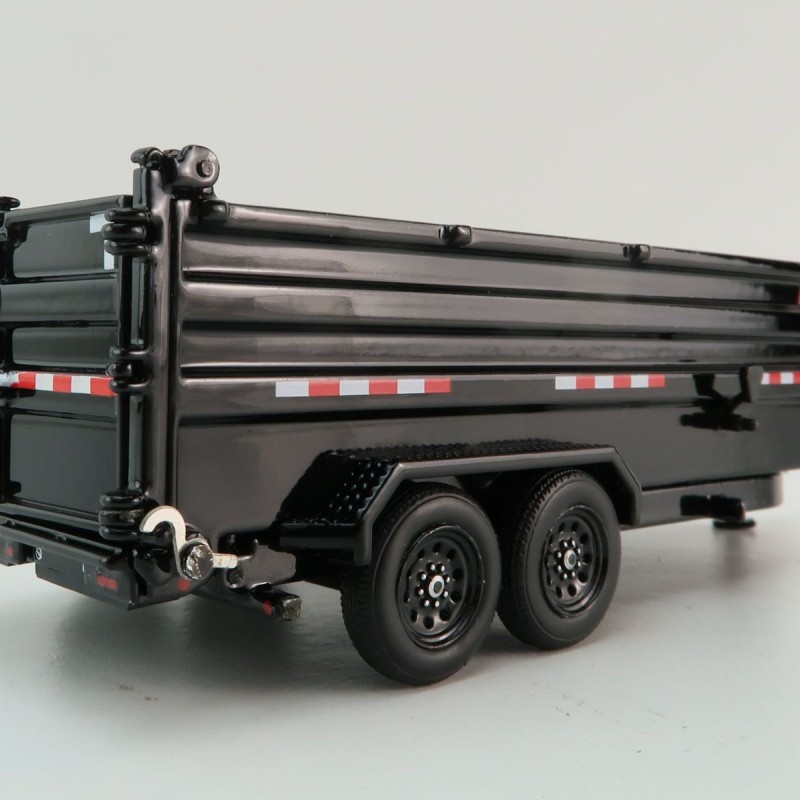 Weiss Brothers WBR035-1400 PJ Dump DM Trailer - Black - Scale 1:50