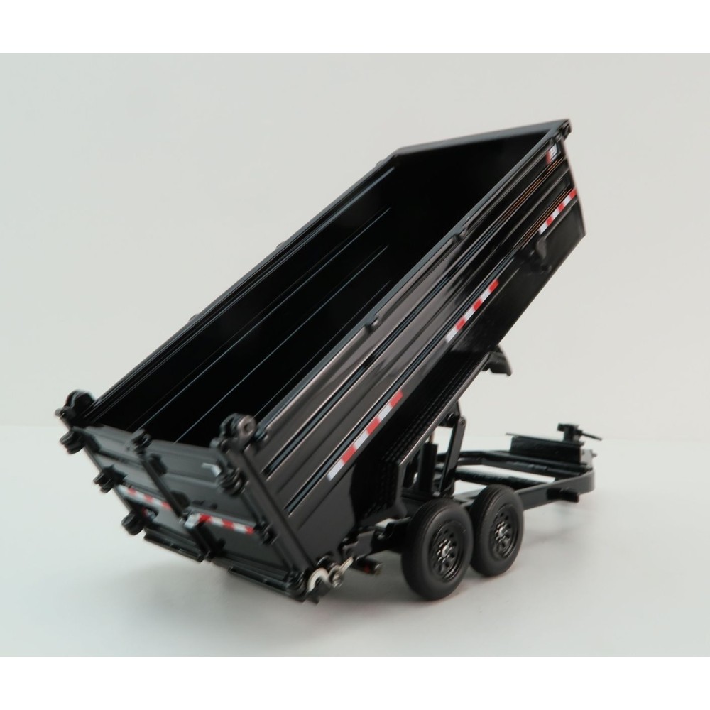 Weiss Brothers WBR035-1400 PJ Dump DM Trailer - Black - Scale 1:50