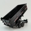 Weiss Brothers WBR035-1400 PJ Dump DM Trailer - Black - Scale 1:50