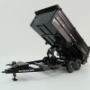 Weiss Brothers WBR035-1400 PJ Dump DM Trailer - Black - Scale 1:50