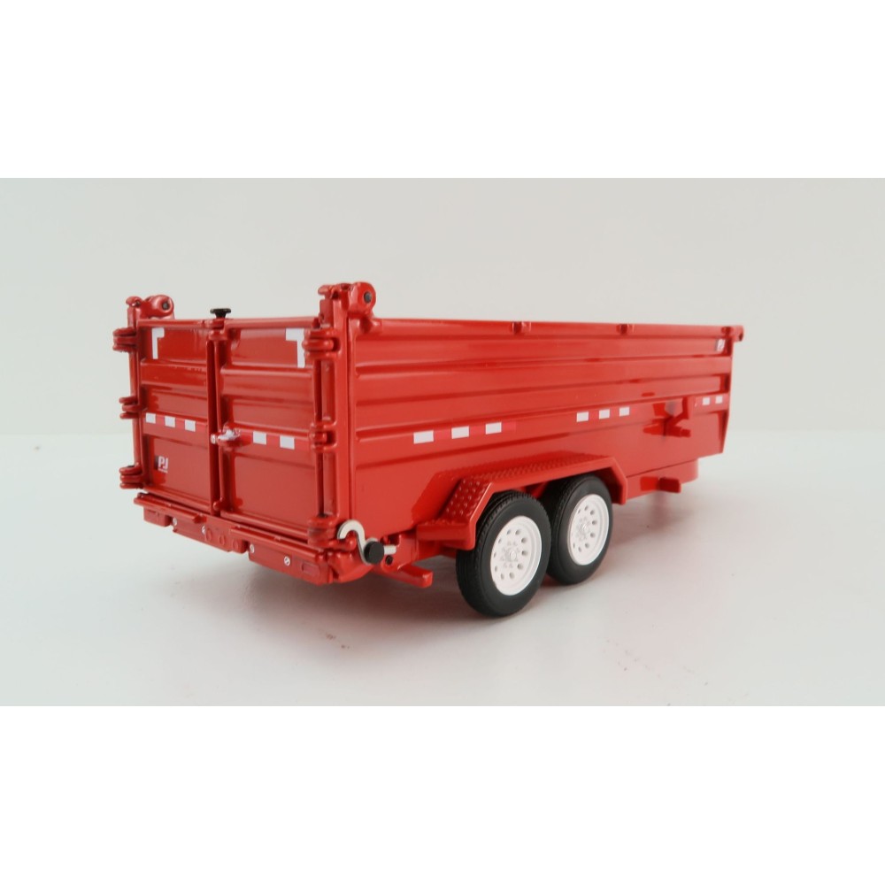 Weiss Brothers WBR035-1402 PJ Dump DM Trailer - Red - Scale 1:50
