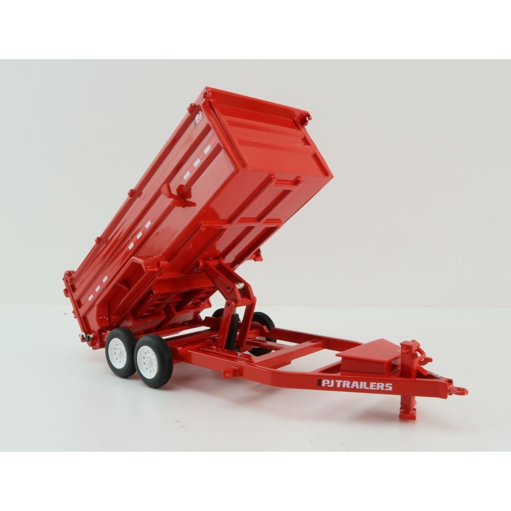 Weiss Brothers WBR035-1402 PJ Dump DM Trailer - Red - Scale 1:50