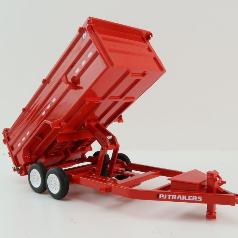 Weiss Brothers WBR035-1402 PJ Dump DM Trailer - Red - Scale 1:50
