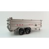 Weiss Brothers WBR035-1404 PJ Dump DM Trailer - Silver - Scale 1:50