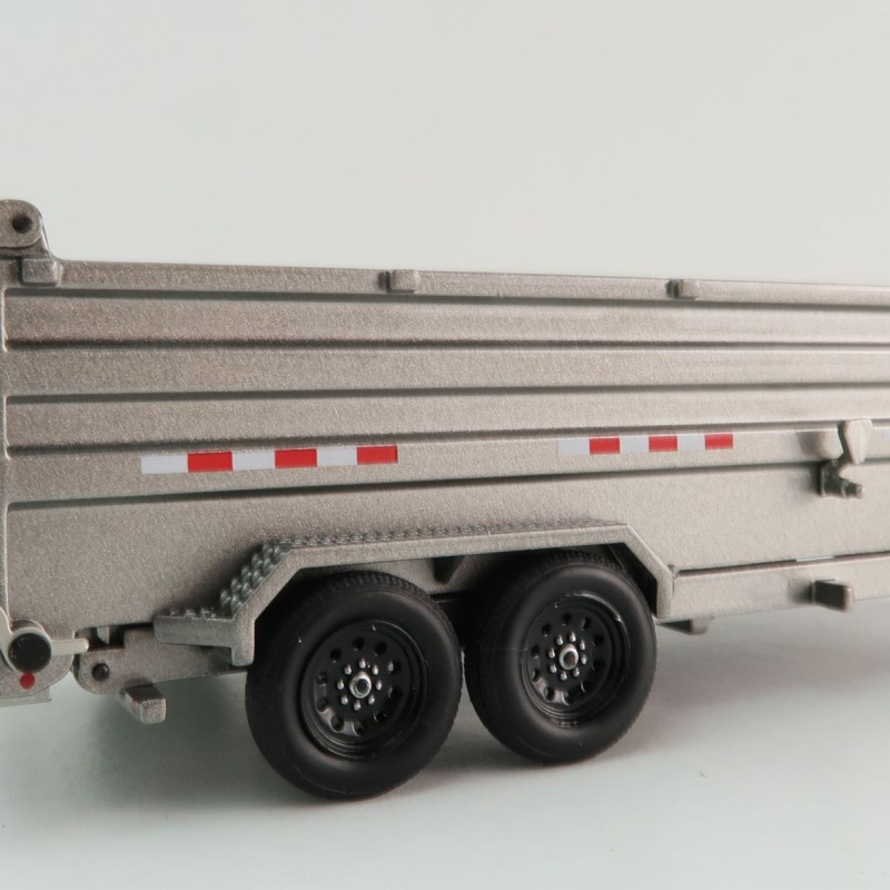Weiss Brothers WBR035-1404 PJ Dump DM Trailer - Silver - Scale 1:50