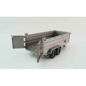 Weiss Brothers WBR035-1404 PJ Dump DM Trailer - Silver - Scale 1:50