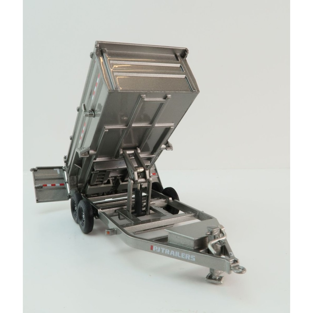 Weiss Brothers WBR035-1404 PJ Dump DM Trailer - Silver - Scale 1:50