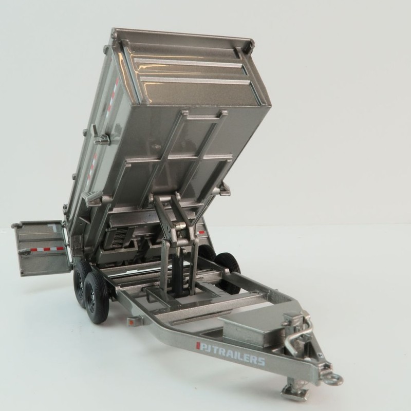 Weiss Brothers WBR035-1404 PJ Dump DM Trailer - Silver - Scale 1:50